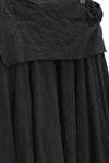 marc le bihan pleated wool skirt 2585 black